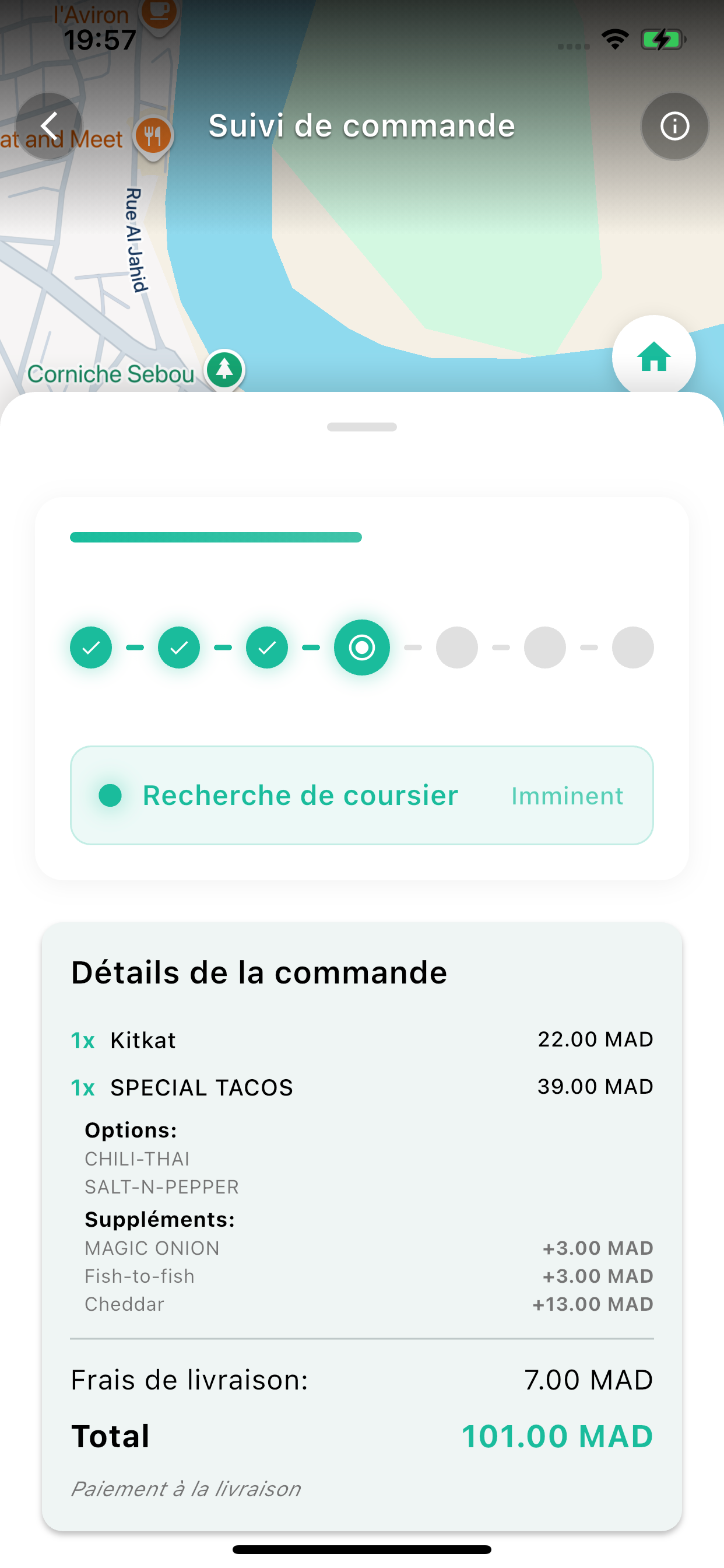 Client — Suivi ordre